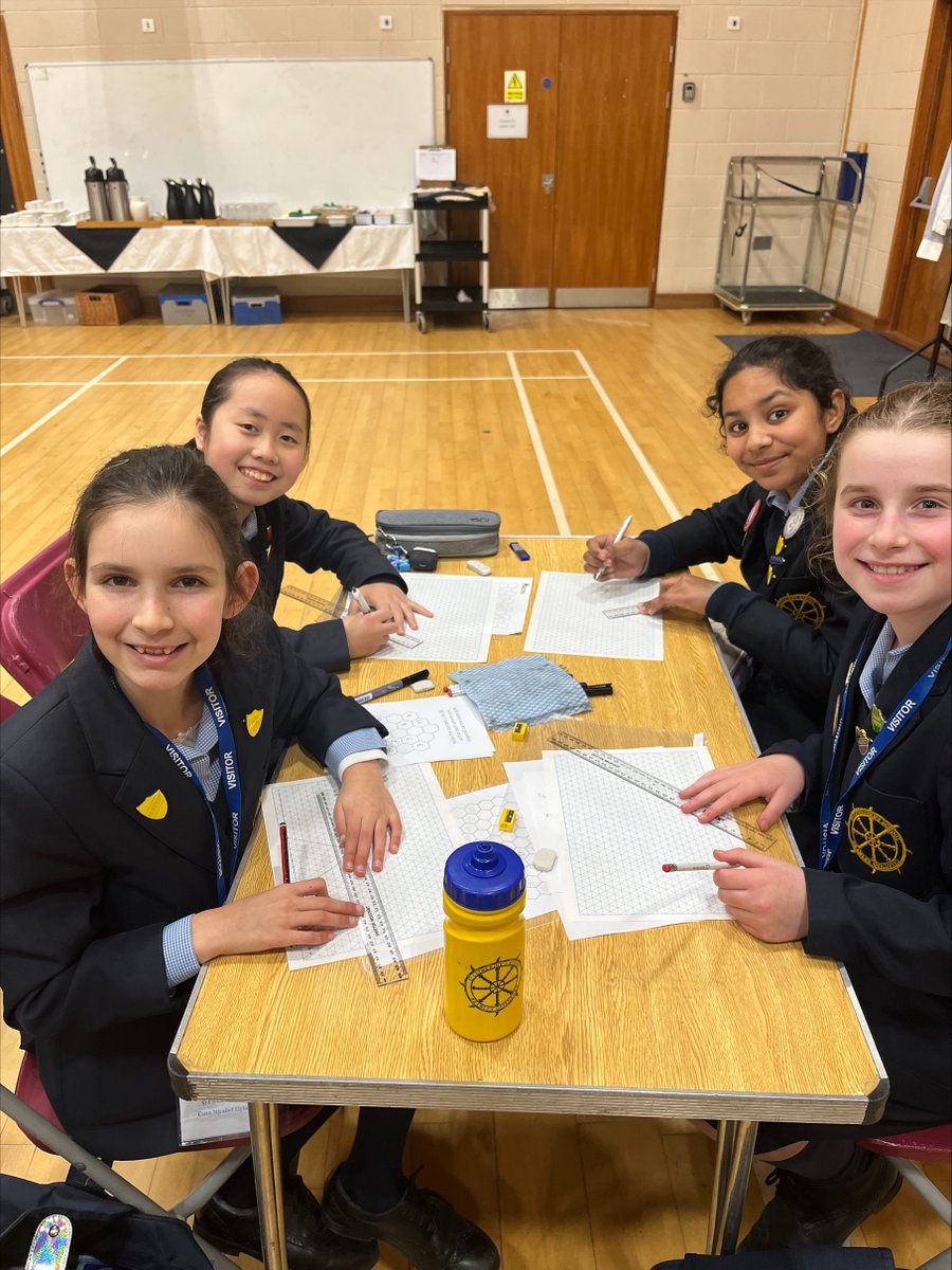 stcatsbramley's tweet photo. LIII (Year 6) girls took part in the first of several @Ri_Science and Maths masterclass programmes and had the opportunity to tackle hands-on maths challenges. Thank you to @HalsteadPrepSch for hosting these inspiring events.
#RIScience
#believeachievesucceed
#mathsmasterclass https://t.co/QPsQ2u65Rq
