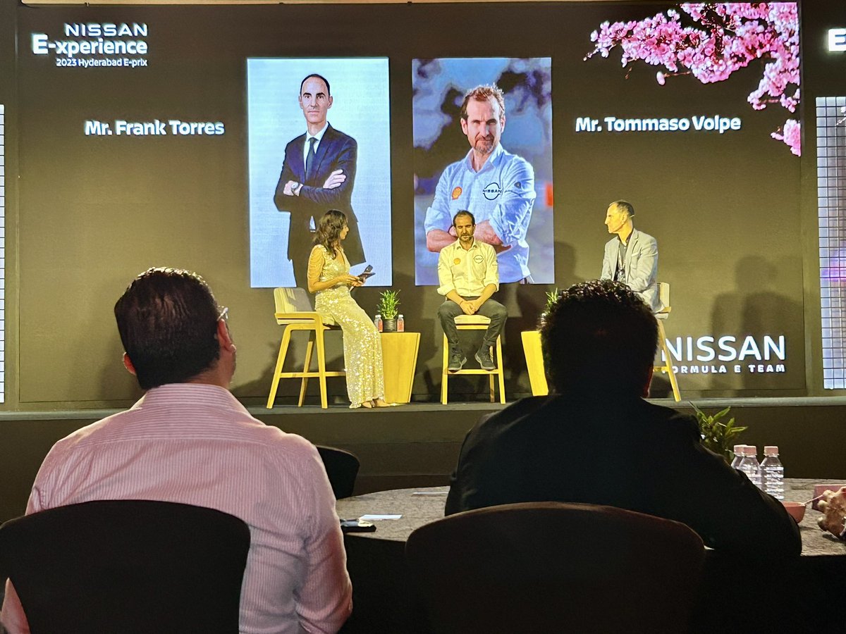 srivastava91265's tweet photo. Welcome “Formula E” to India ! 
The action drives in with electric presence of the Media, Channel Partners &amp; the Nissan Formula E Team. 
More action to come in Hyderabad on 11 February 2023. #formulaE #motorsports #sports #electric #ElectricVehicle #nissan #HyderabadEPrix #auto https://t.co/NCrxfpfBX1