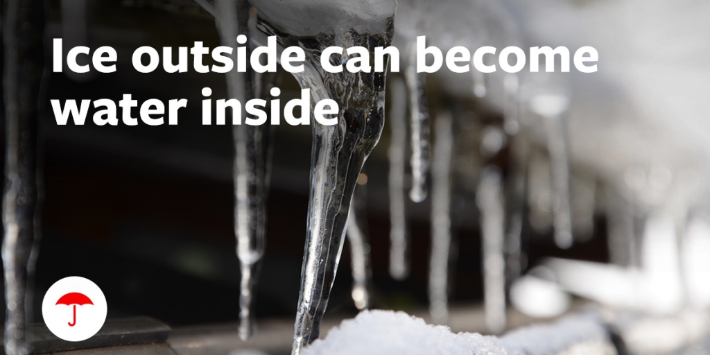 llc_api's tweet image. Once an ice dam has formed, a safe way to remove it is to melt it using calcium chloride. Learn more from #Travelers.  tkpl.us/lp920