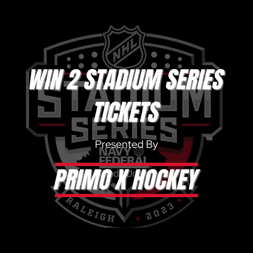 PrimoXHockey's tweet photo. ‼️WIN 2 STADIUM SERIES TICKETS‼️ Details below:
Winner will be announced Thursday 2/16 @ 12:00 est https://t.co/27Uy91uhLY