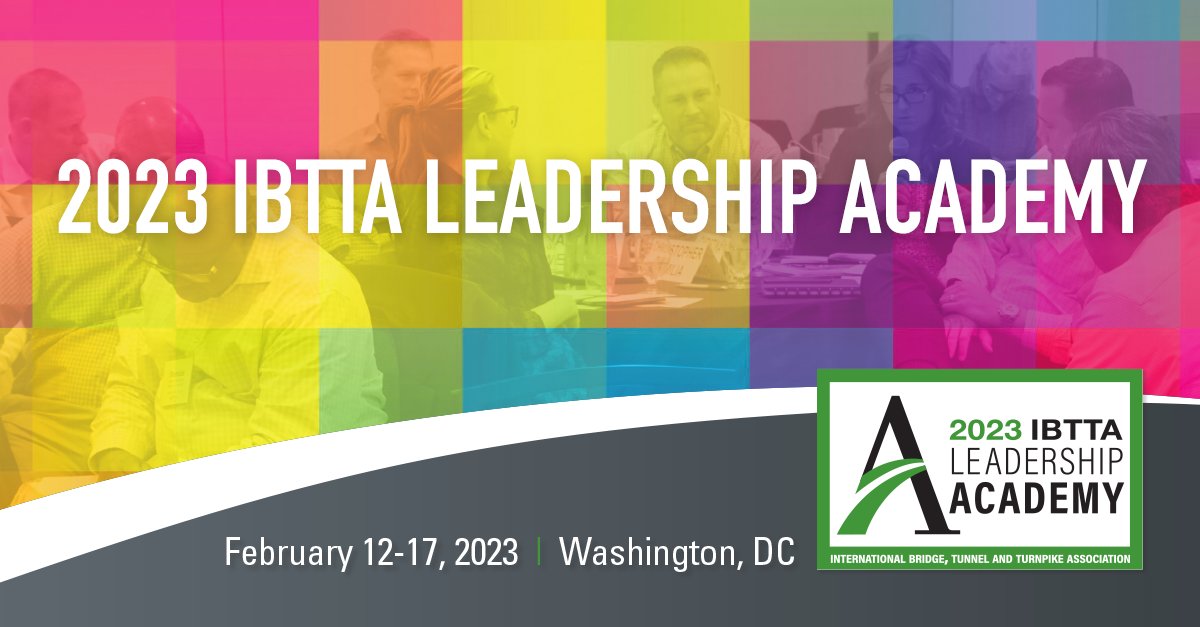 We are proud to announce that Heidi Corcoran will be 1 of only 40 participants that were selected from all around the world to attend the Internal Bridge, Tunnel, and Turnpike Associations 2023 Leadership Academy in Washington D.C. next week!