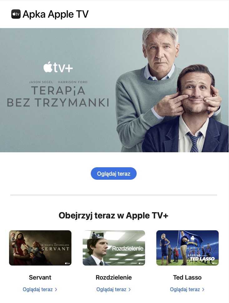 Lubię jak Apple przemawia do mnie po polskiemu.