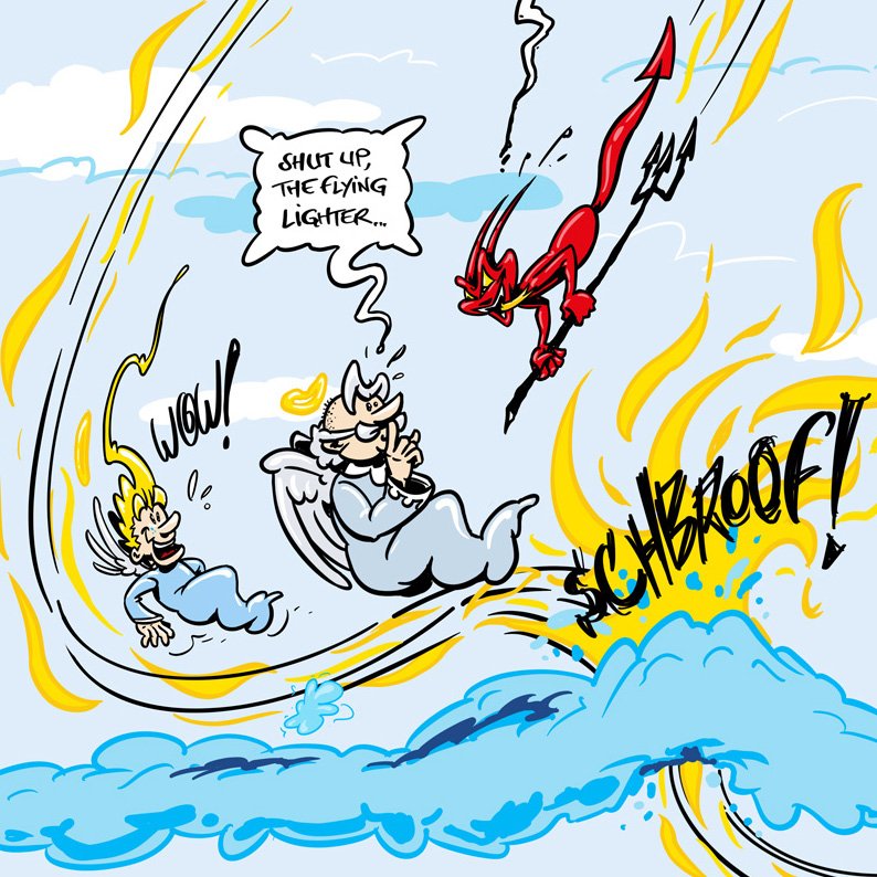 CyriliusBD's tweet photo. 🇺🇸 The new episode of my comic "Angelus &amp; Satanus" 😇😈 on US Webtoon, 
https://t.co/R7sMVhBO7P

🇪🇸 ¡La versión española llega este domingo!

#webtoon #AngelusSatanus #Cyrilius #comic #humor https://t.co/sCTZJE8Ysr