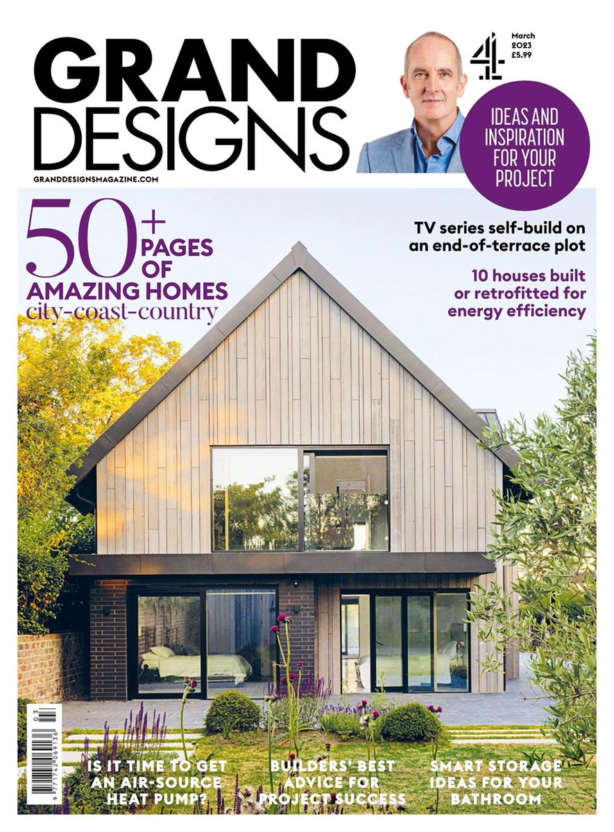 helyerdavies's tweet image. Grand Designs Magazine March 2023 featuring our Warblington Road project as the cover image! 
 
@MSAP_photo #architecture #architecturephotography #architects #granddesignsmagazine #granddesigns #granddesign #homebuilding #newbuild #newbuildhome #selfbuild #selfbuildhome