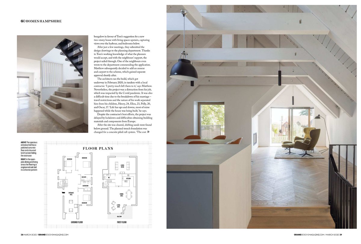 Helyer Davies Architects (@helyerdavies) on Twitter photo Grand Designs Magazine March 2023 featuring our Warblington Road project as the cover image!
<a href="/MSAP_photo/">Matthew Smith</a> #architecture #architecturephotography #architects #granddesignsmagazine #granddesigns #granddesign #homebuilding #newbuild #newbuildhome #selfbuild #selfbuildhome Grand Designs Magazine March 2023 featuring our Warblington Road project as the cover image!
<a href="/MSAP_photo/">Matthew Smith</a> #architecture #architecturephotography #architects #granddesignsmagazine #granddesigns #granddesign #homebuilding #newbuild #newbuildhome #selfbuild #selfbuildhome
