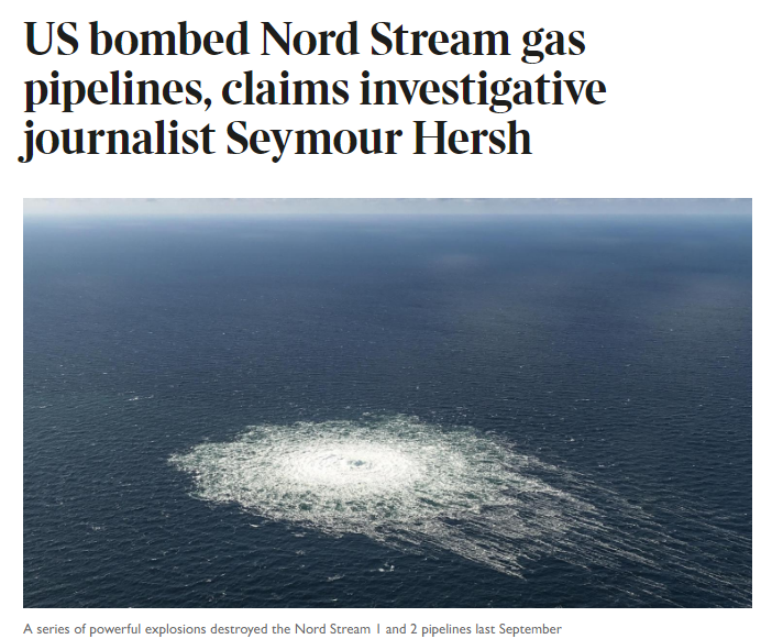 Cryptotea's tweet photo. They claim to care about the environment

but bombed an underwater gas pipeline causing the largest leak of methane ever recorded https://t.co/q4X78WgEZI