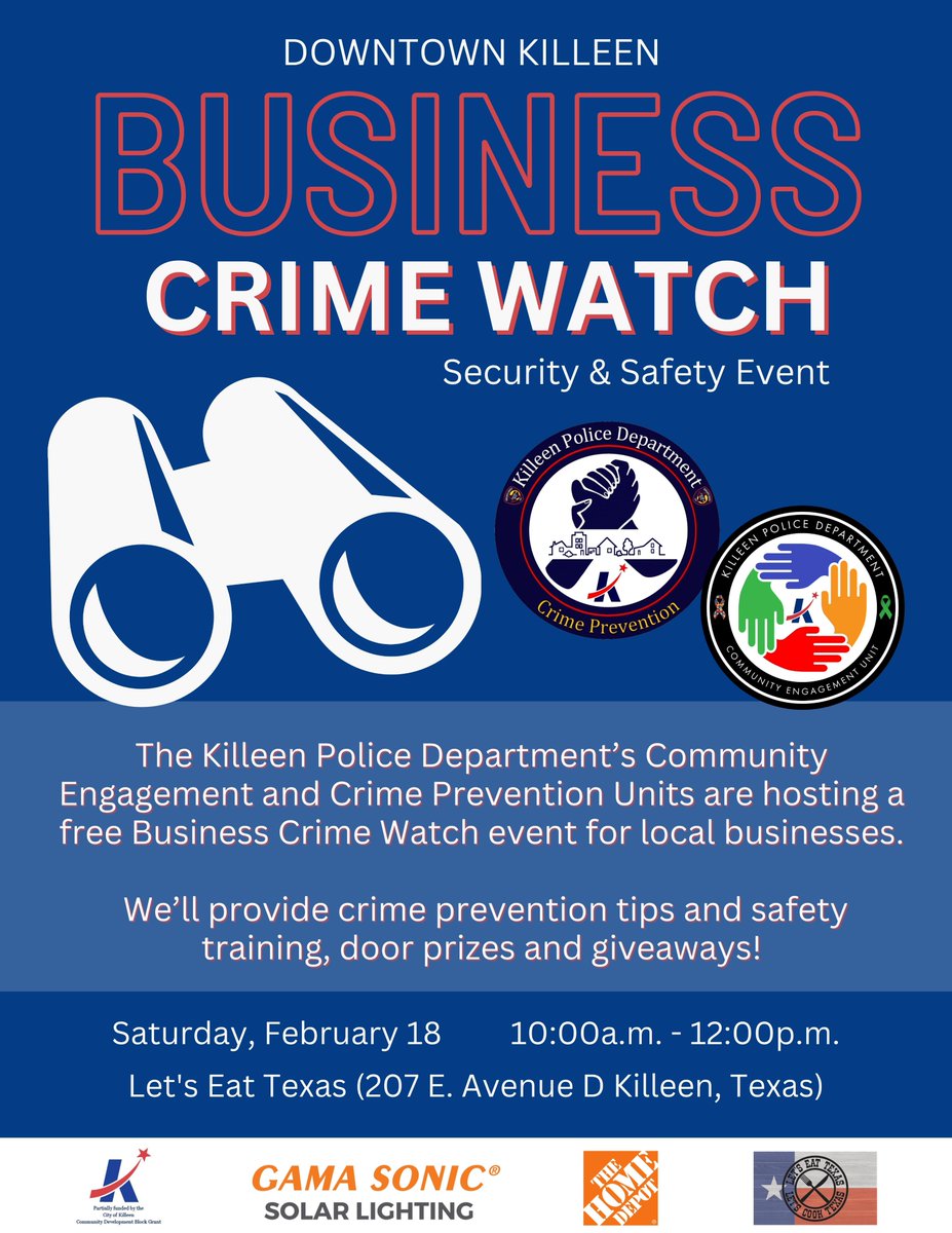 City of Killeen, TX on Twitter "The Killeen Police Department invites