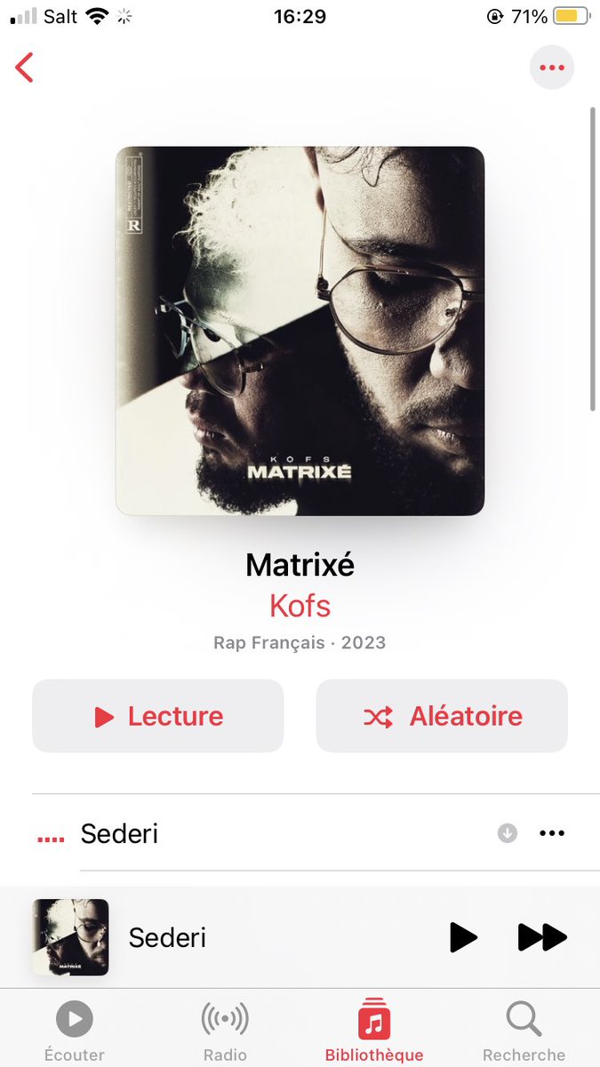 Gregzy's tweet photo. Mon Top 5 dans l’album #Matrixé de @KofsOff

#Constellation (Prod @Kraterrmuzik &amp; #TonySkwall)

#Prison #RGMonFrère (Prod @LADJOINT13 #PavillonNoir &amp; #ProfesseurSkenawin)

#Hagar (Prod @rajivgayadien)

#Effacé (Prod @ZakCosmosprod &amp; @Shearty3)

Cc: @CaktusDech https://t.co/uhQWWTWHV1
