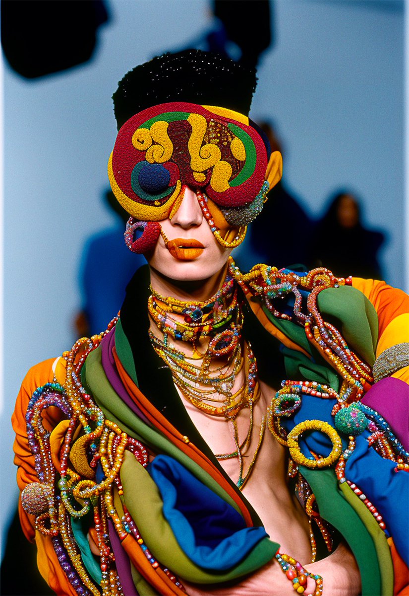 mikeywoodbridge's tweet photo. A look is a meme, a communicative unit that encapsulates a belief about what a human being can be.
NASCENT COUTURE takes a stand about what it means to make a fashion statement in collaboration with AI
FOLLOW @sovrnart to stay updated
#SOVRNOPEN
PEARLED TIMEKEEPER ⬇️ https://t.co/c5hQz2ES8h