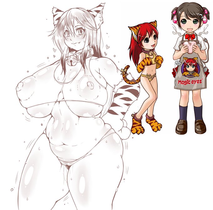 マジックアイズ様のアイコンのキャラでファンアートを描こうとして「この絵全身図の立ち絵ないのか…」と思っていたら、公式様より「実はあるんです!」とDMでもらったので描いたものですヾ(:3ノシヾ)ノシ"

マジックアイズ様のの広報さんマジ優秀… 