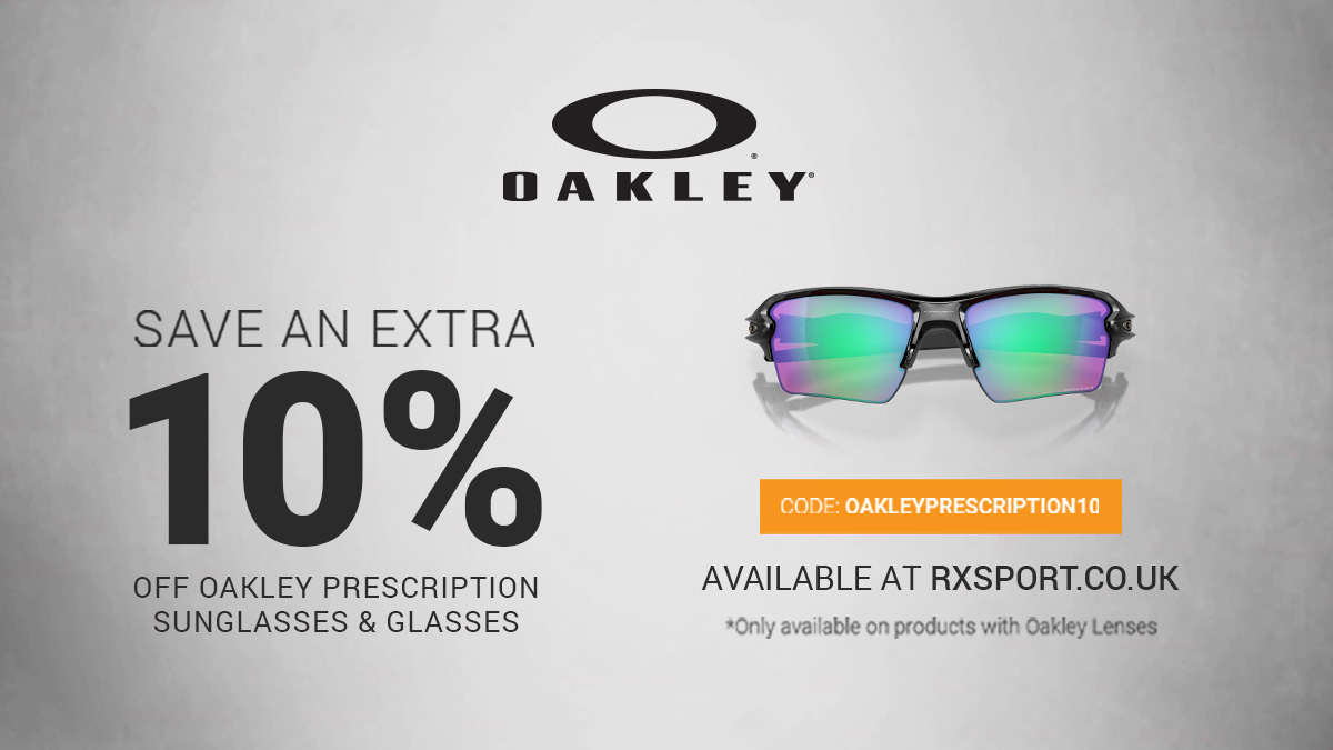 Save an extra 10% off Oakley lenses when purchasing prescription sunglasses and glasses using code OAKLEYPRESCRIPTION10 🕶️

Available at RxSport.co.uk 🤙

#BeWhoYouAre #Oakley
