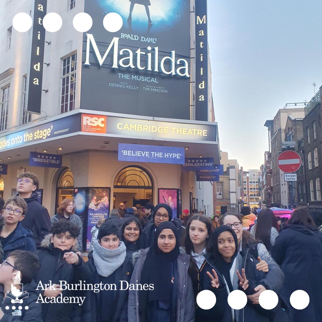 ArkBDA's tweet photo. πΌA group of year 8s went to see Matilda the musical on Wednesday afternoon and had a lovely time πΌ
#matildathemusical #musicals #arkmusic #arkschools #keeplearning https://t.co/CUx2EnaX7H