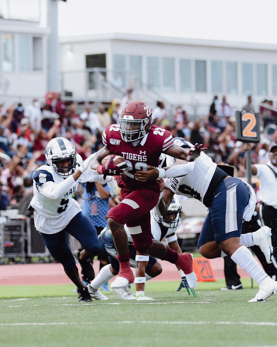 After a great conversation with <a href="/Coach_AAnand/">Aman Anand</a> I am beyond blessed to receive my first D1 offer from Texas Southern University! Great thanks to <a href="/CoachKaliefM/">Director of Football Operations / Recruiting</a> as well! <a href="/TSUFootball/">Texas Southern Football</a> <a href="/mcvey_todd/">Todd McVey</a> <a href="/Perroni247/">Brian Perroni</a>