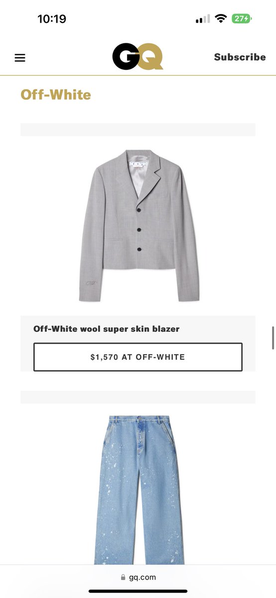 DSW103's tweet photo. I must be doing something right… right?

Another feature in GQ with some heavy hitters 🥂 https://t.co/FakkMZYqSe