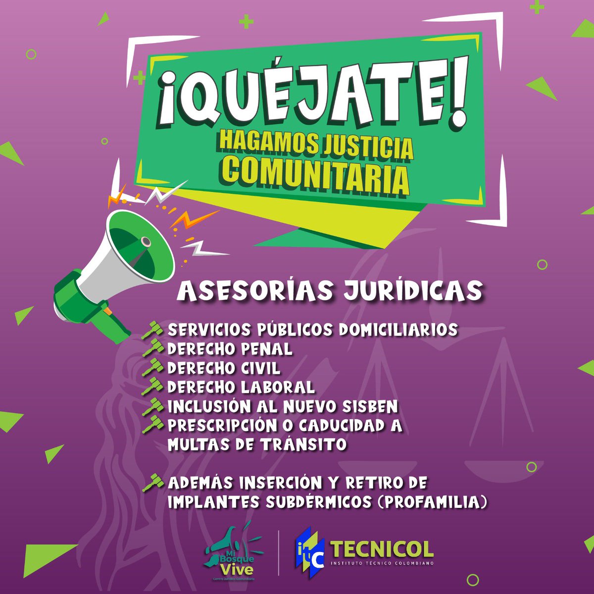 Alexi2Castillo's tweet photo. Llegando al barrio LA PRADERA con nuestra Feria de Servicios sociales #QUEJATE📣💜💚🙌🏻🔥 https://t.co/elBrT7quiF