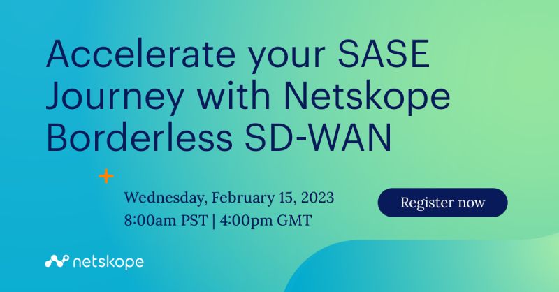 cs2_cybersec's tweet image. El 15 de febrero los expertos de nuestro partner Netskope discuten cómo la arquitectura empresarial se encuentra en una encrucijada; se hablará de #SASE 

Regístrate ahora: lnkd.in/gnFHv64w

#network #security #sase #borderlessSDWAN @Cs2colombia  #webinar #architecture