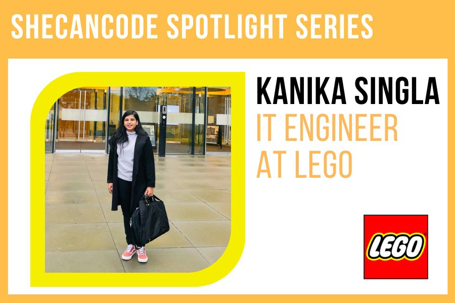 SheCanCodeHQ's tweet image. Spotlight Series: Kanika Singla, IT Engineer at @LEGO
_Careers ▸ lttr.ai/8C65

#Lego #LegoGroup #ITEngineer #Shecancode #Womenintech