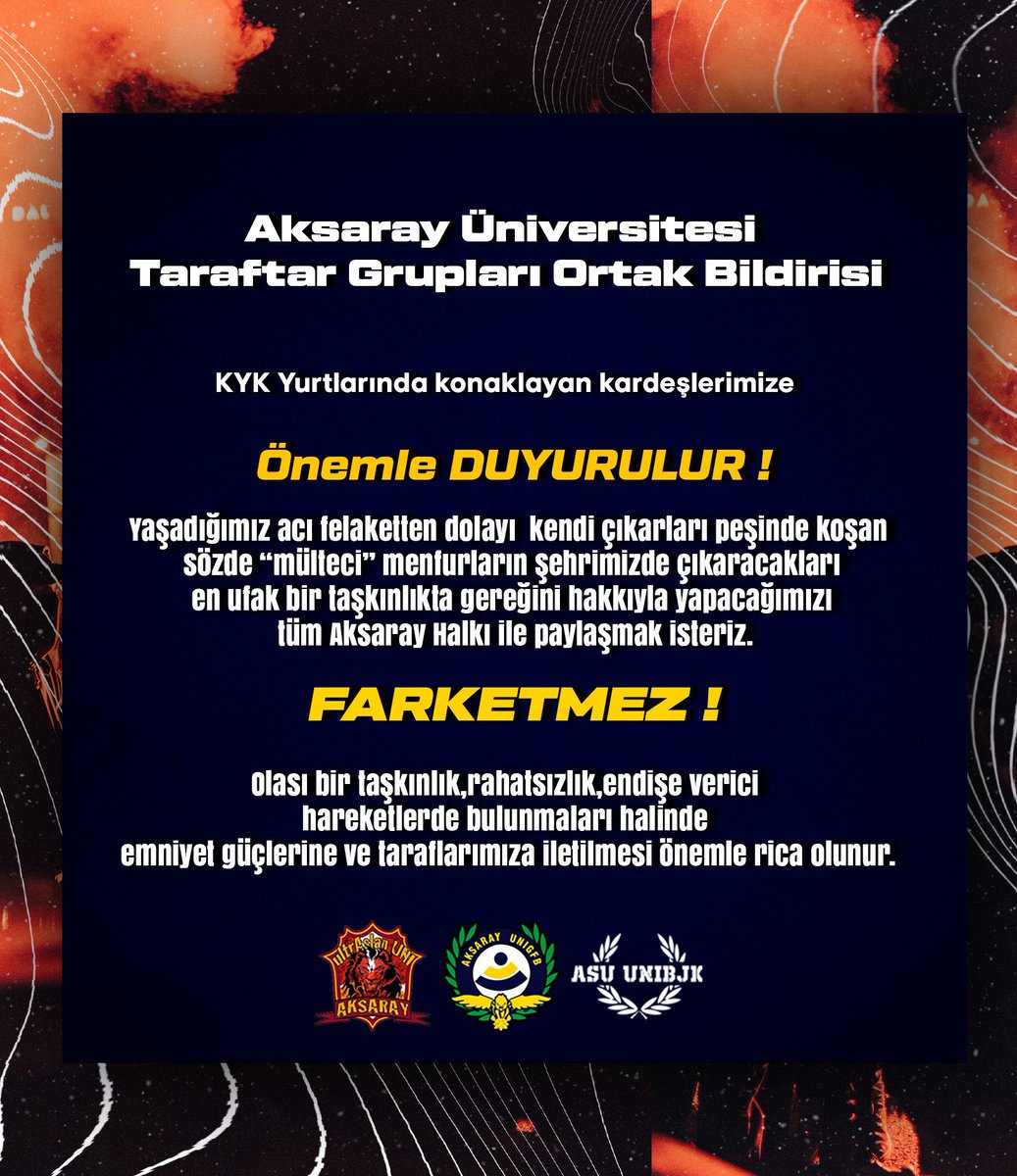 KAMUOYUNA DUYURULUR 🚨