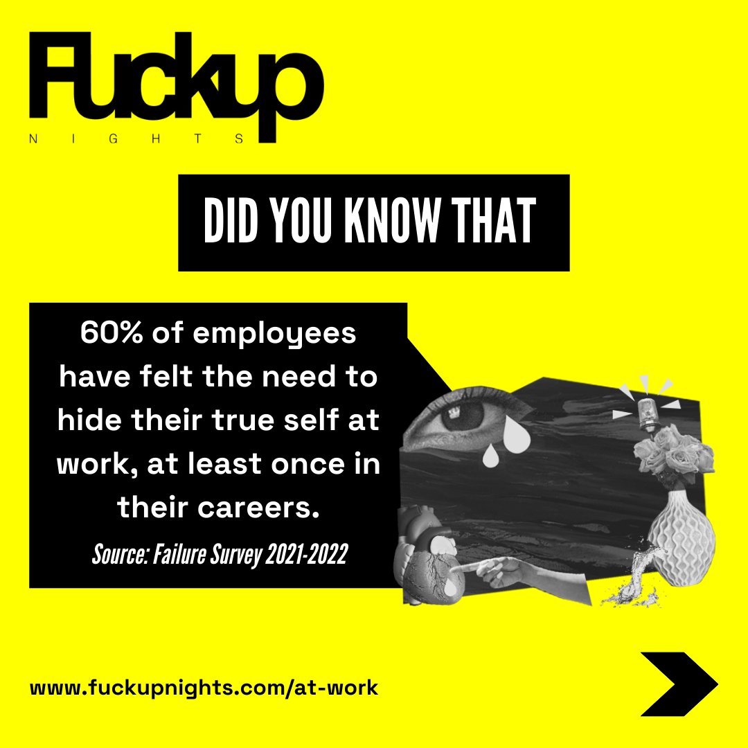 Curious about your team's perceptions? Book a call with us now and learn how to use failure to step up your company culture!

 Visit →  bit.ly/fuckup-nights-…