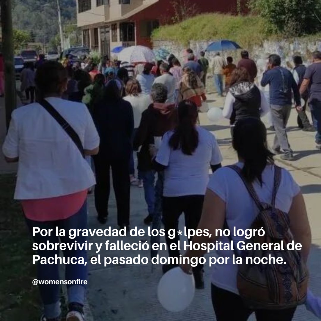 werwomenonfire's tweet photo. #JusticiaParaTrinidad 

Ninguna mujer está a salvo.💔

@juliomenchaca_ 
@sergiobanosr 
@gobiernohidalgo https://t.co/V21WTECapx