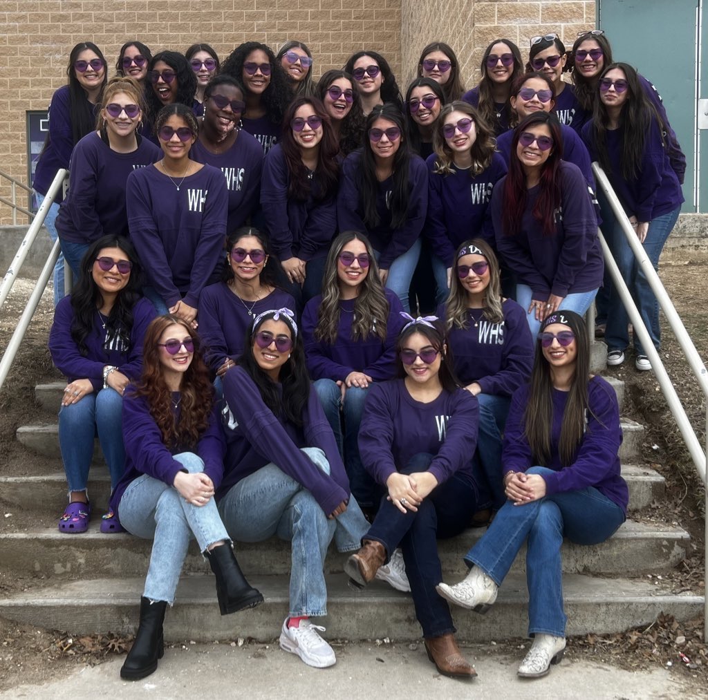 whsdrillteam's tweet photo. Competition is officially tomorrow! So excited! Special thank you to @Mrs_JFigueroa for the good luck donuts! 💜🍩 https://t.co/aIAN9K1gNS