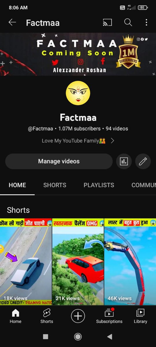 45_Gaurav264's tweet photo. Dear Sir this is my brother's youtube channel made by hard work nd dedication nd he faced many struggles to achieve this position bt today I'm vry sad to say that his channel has been unnecessarily closed without any reason,Kinldy get his A/C back ASAP @TeamYouTube @YouTubeIndia https://t.co/6DkoQ54z6D