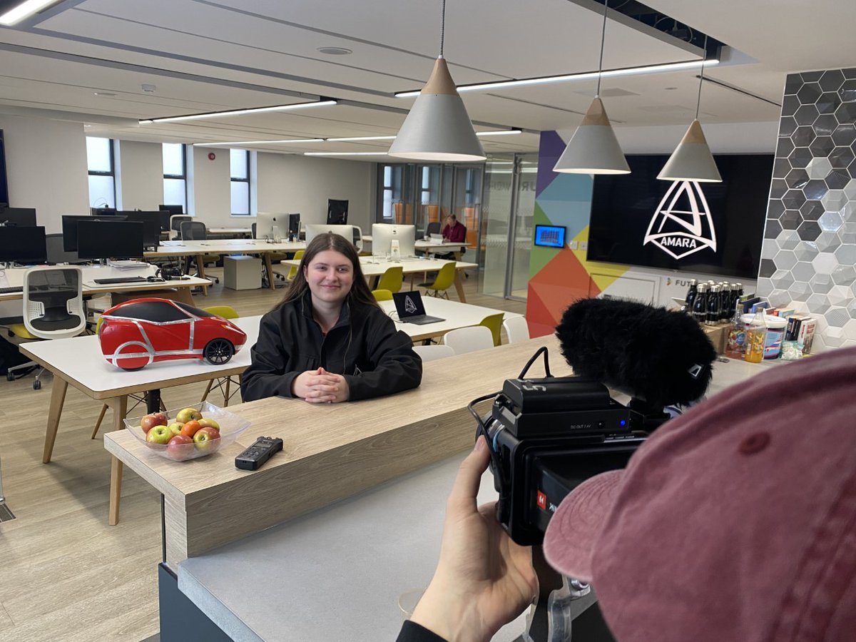 FutureWorlds's tweet photo. Lights! Camera! Action! 🎥🎬

Tamara, founder of Amara Automotive, at Futureworlds today filming for an upcoming documentary! Exciting stuff, watch this space 🤓

#ebikelife #lowemissions #documentaryfilm #startupdocumentary #velomobile https://t.co/tGctH5Y5rv