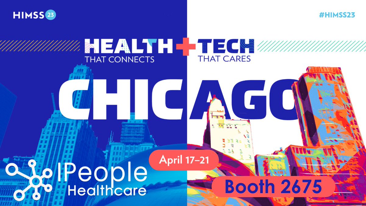 InterfacePeople's tweet photo. Are you going to attend the @HIMSS Conference in Chicago?
Make sure to come visit the IPeople Healthcare booth!
#healthcaredata #healthcareIT #healthit #IPeople #MEDITECH #himss23 https://t.co/KE6kJzl93C