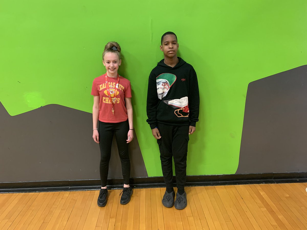 Congrats to Brandon Lewis and Bella Nesbitt for being PE students of the week this week. These two were picked because they are always doing the right thing without being asked and are always polite to others. #bridgerstrong #isdstrong