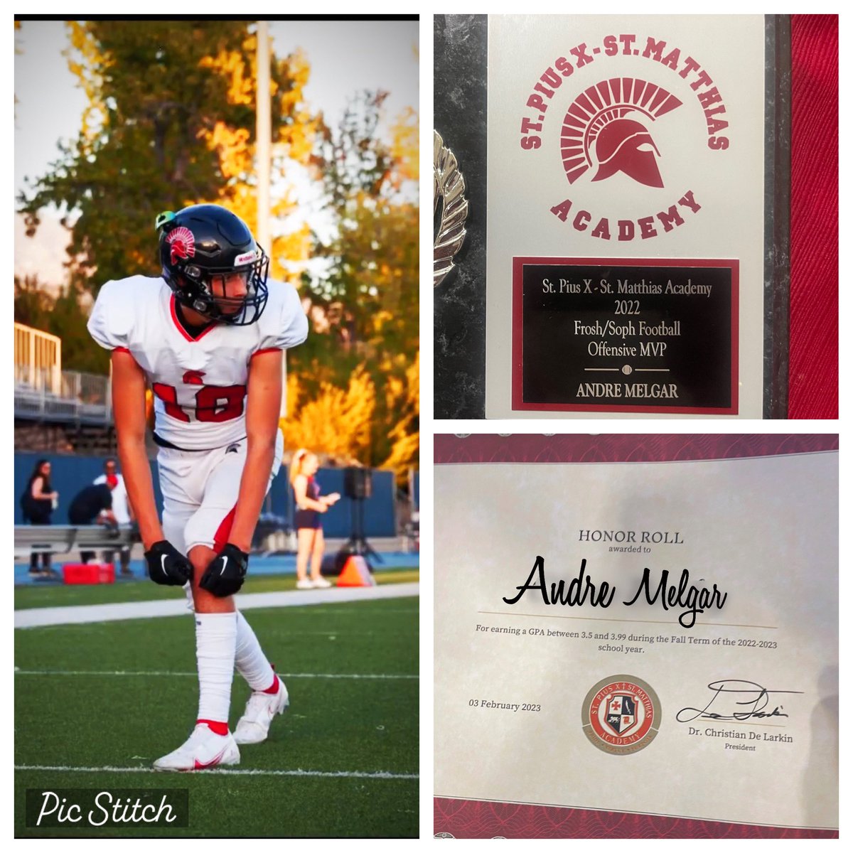 Student 📕 Athlete 🏈. Cause together They Go Hand n’ Hand. Honor Roll/Offensive MVP