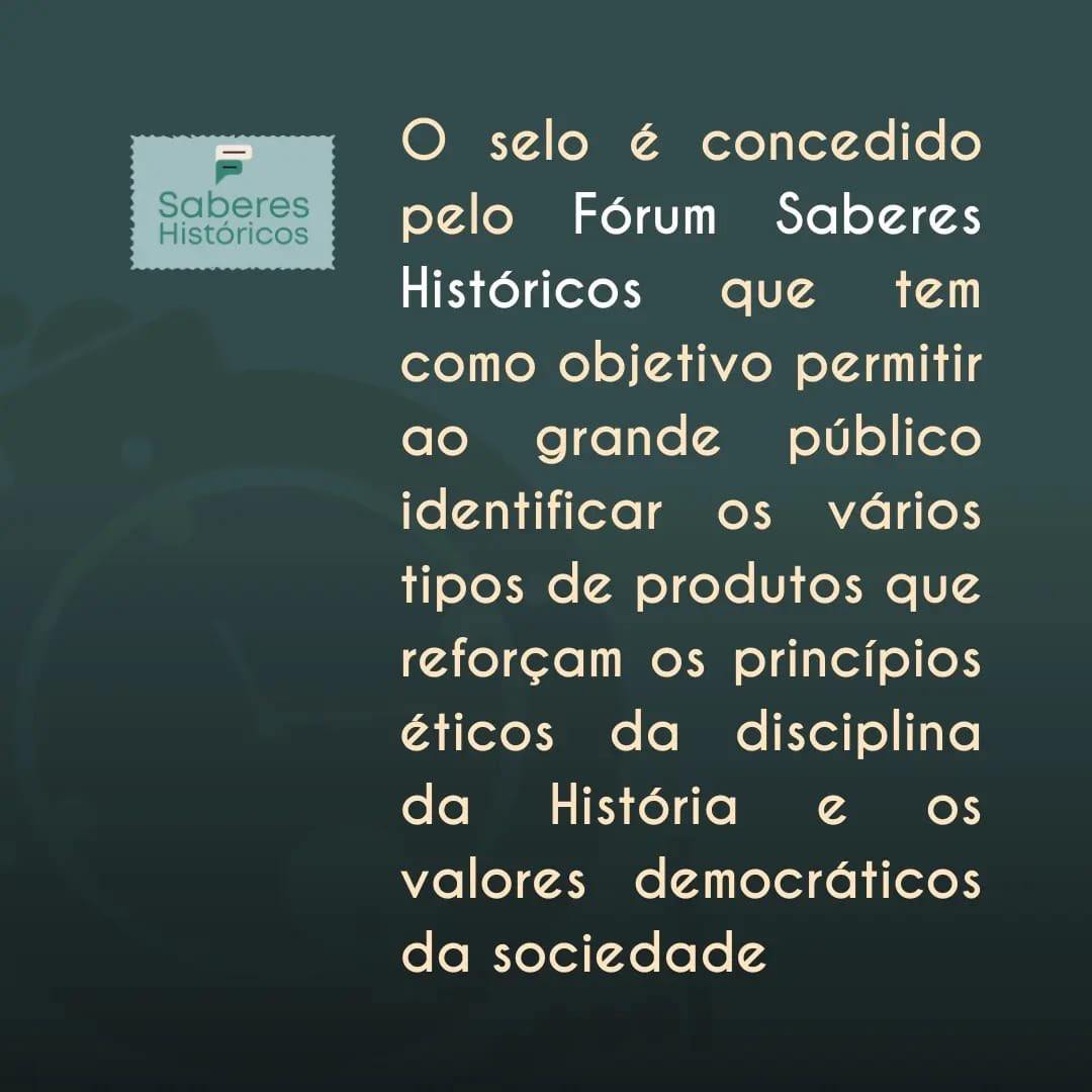 Agora o PET possui o Selo Saberes Históricos! 🤩

Ficamos muito felizes em receber essa certificação que é um instrumento de luta e recurso político para os que produzem saberes históricos. Seguimos juntos comprometidos com a História!