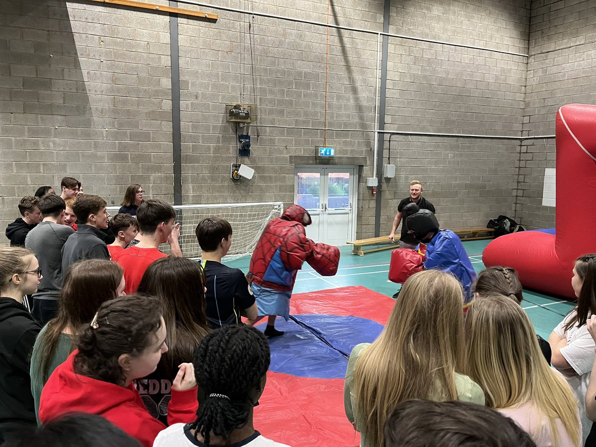 FredLongworth's tweet photo. It’s a great atmosphere at the Year 11 downtime event this afternoon. Some well deserved fun! https://t.co/2QKn5xcXBd