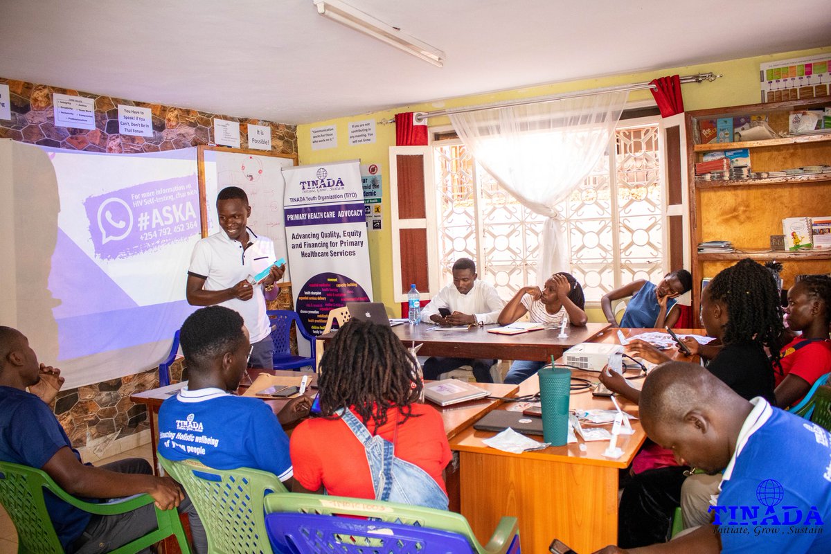 TinadaOrg's tweet photo. Sensitisation on HIV/AIDS self-testing and condom use, facilitated by @PSKenya_ , at our office boardroom.

The activity is in solidarity with the annual #InternationalCondomDay observed every 13th of February to create awareness of safe sex by encouraging people to use condoms. https://t.co/LNvlVP7wqC