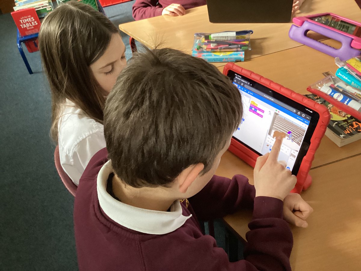 BroFamau's tweet photo. Blwyddyn 3 a 4 have been using Scratch to create animations of Roman entertainment #DCF #coding https://t.co/cQP4L75mdX