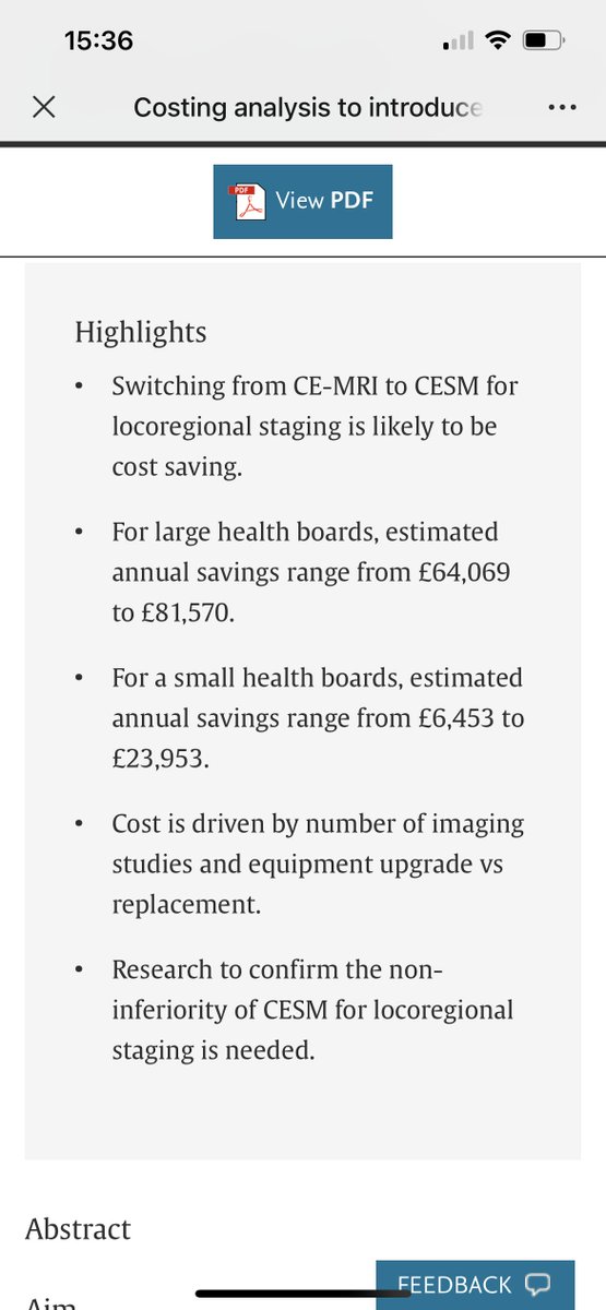 Lily Huajie Jin (@jinhuajiehotma1) on Twitter photo Our costing analysis showed that switching from contrast-enhanced magnetic resonance imaging (CE-MRI) to contrast-enhanced spectral mammography (CESM) for loco-regional staging of breast cancer is likely to be cost saving in Scotland: sciencedirect.com/science/articl⦠@KHE_Kings <a href="/KingsHSPR/">HSPRD IOPPN</a> Our costing analysis showed that switching from contrast-enhanced magnetic resonance imaging (CE-MRI) to contrast-enhanced spectral mammography (CESM) for loco-regional staging of breast cancer is likely to be cost saving in Scotland: sciencedirect.com/science/articl⦠@KHE_Kings <a href="/KingsHSPR/">HSPRD IOPPN</a>