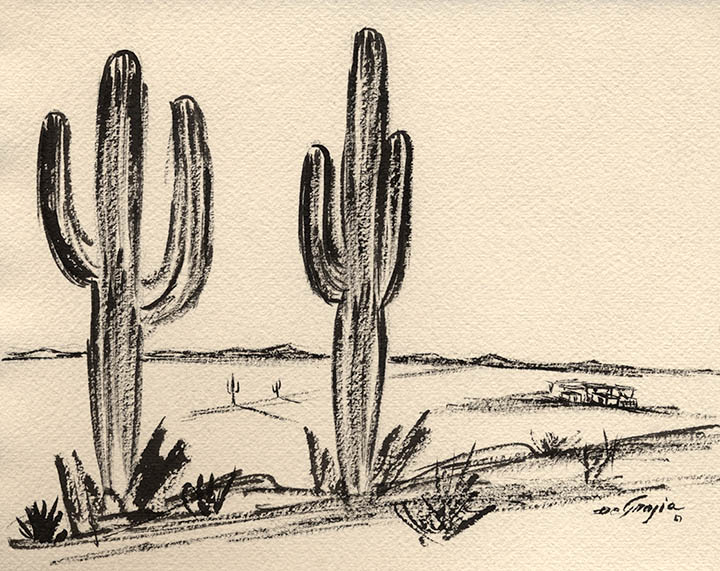 DeGraziaGallery's tweet photo. “You see, sketches are the very soul of an artist. They are fresh, they are meaningful and often more beautiful than the painting.” 🌵#TedDeGrazia #DeGrazia #GalleryInTheSunMuseum #NationalHistoricDistrict #Tucson #AZ #SantaCatalinas #Desert #Sketches #Pen #Ink #Paper #Saguaros https://t.co/26tmeq64H6