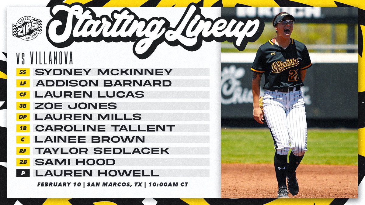 Game No. 1 lineup 📝