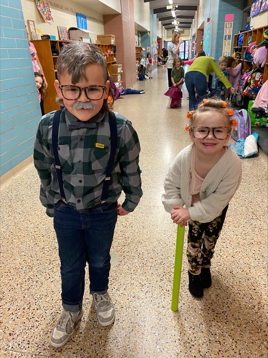 BCSDGinther's tweet image. Dress like you are 100 years old for the 100th day of school @BCSDGinther @BCSDGintherAP ! #100thdayofschool #FunInLearning