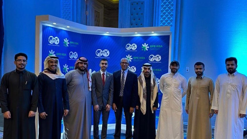 PMU_SPE's tweet photo. Pmu SPE chapter has attend the first 2023 SPE- Dinner meeting. 
We had a great talk from Mr. Bob Wilt the Chief Executive Officer of Saudi Arabian Mining Company, Maaden, who gave insights into the region's efforts in the mining business. 
Many thanks to Mr.Robert and the SPE-ksa https://t.co/9XAtkjygjW