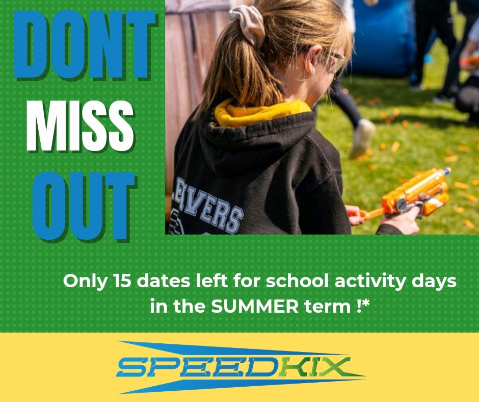 Another 5 schools booked in today. Only 15 dates left for venture summer term! 
#Speedkix #schoolrewards #leavers2023 #academytrust