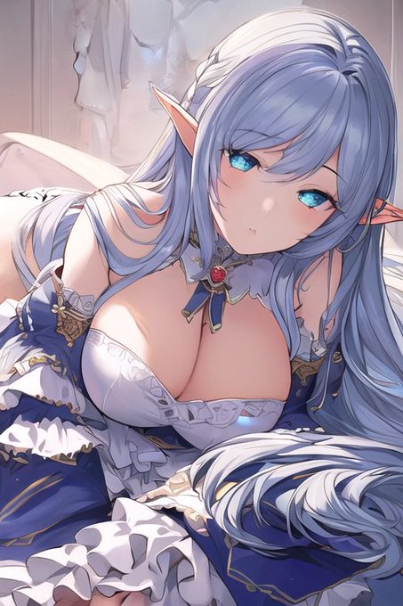 🍀今日のエルフさん🍀その6
「あの......子守唄を歌って差し上げましょうか?」 