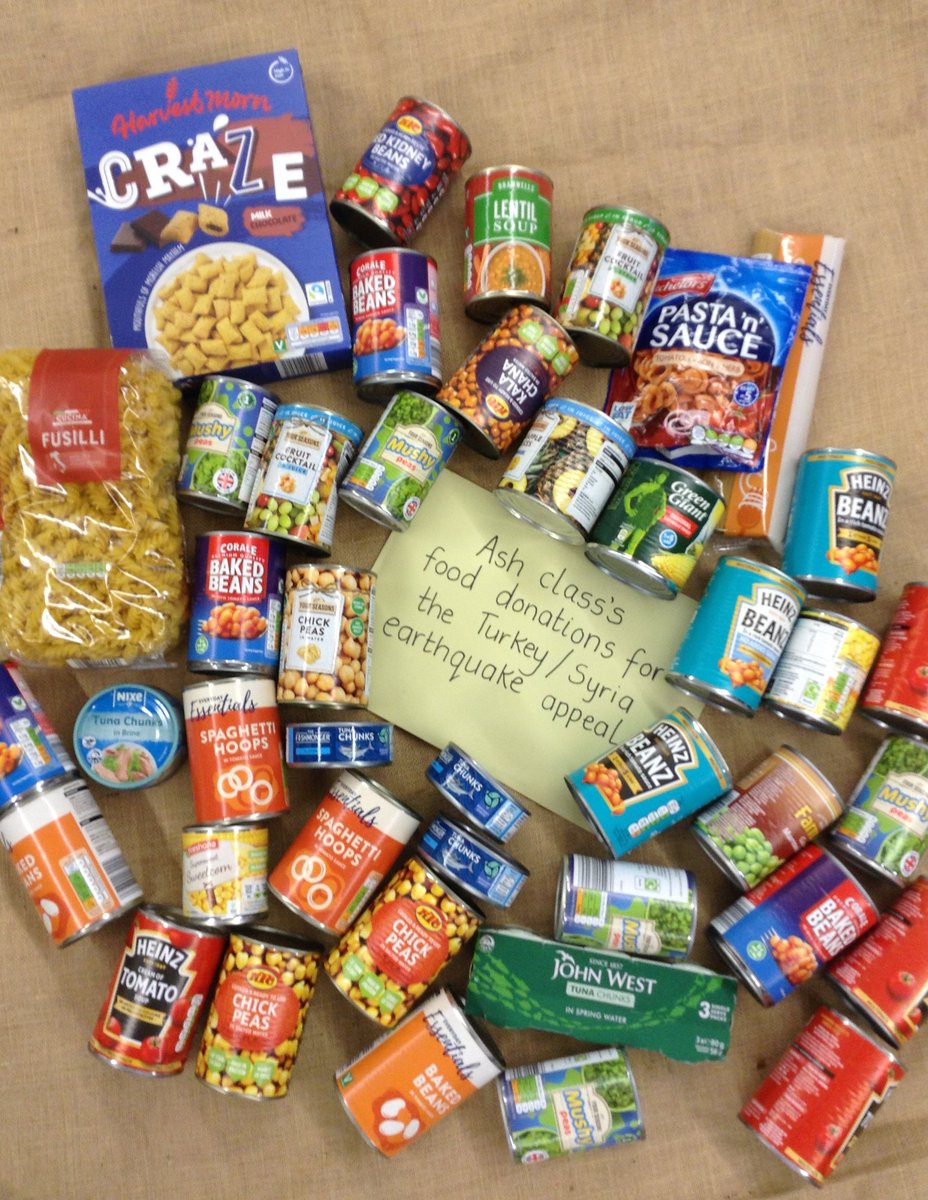 StSilas_Primary's tweet photo. Ash Class have happily donated for those in need. #TurkeySyriaEarthquake #helpingothers #helpforturkey #helpforsyria https://t.co/3q5H6BpQF6