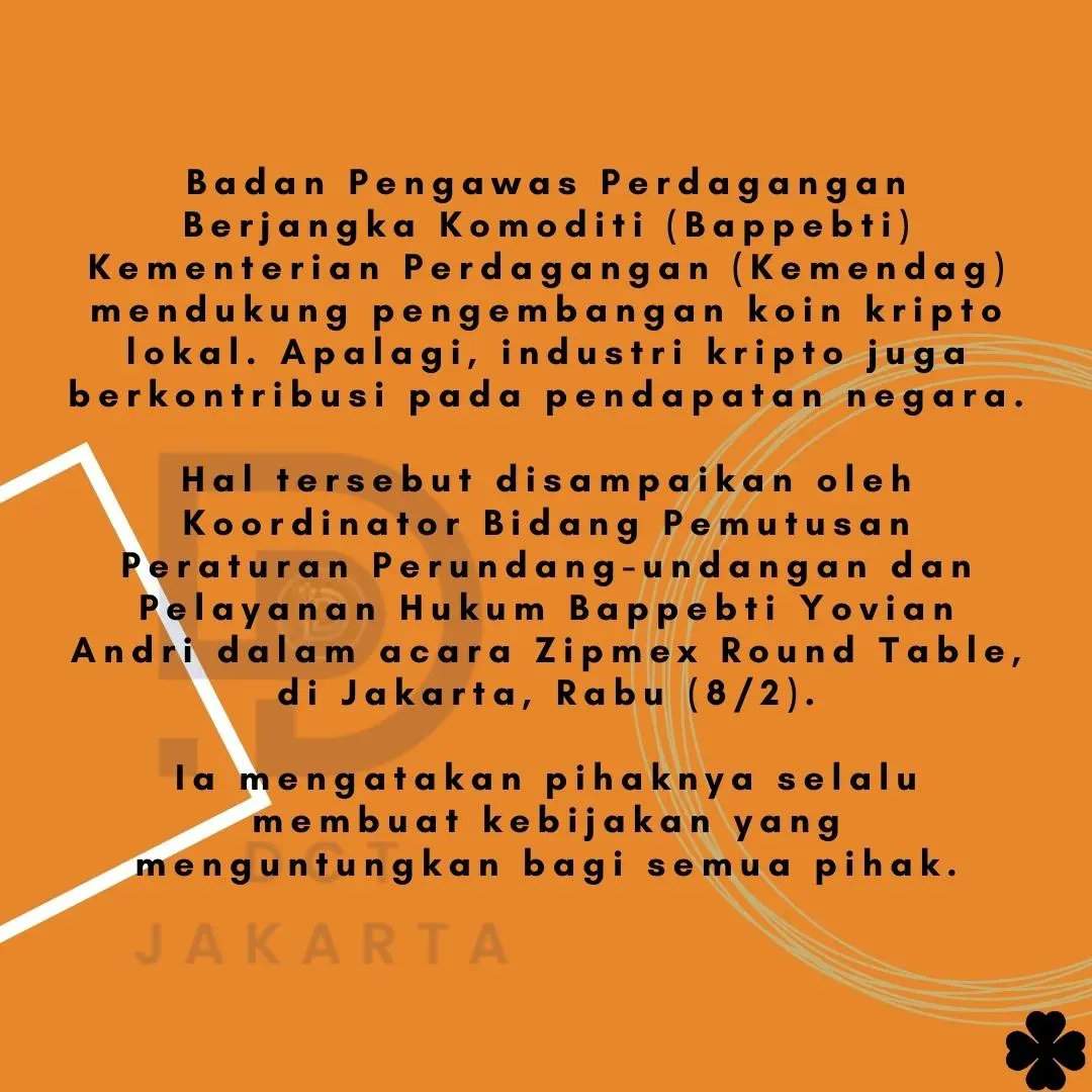 DctJakarta's tweet photo. Ayo kita dukung kripto lokal indonesia bersama-sama 😎

For information detail :
*WhatsApp admin*
- 0821 1000 6164
- 0896 1000 6164

#informasi #informasiterkini #crypto #bursacrypto #bisnislegal #bisnisberkah #dctjakarta #tokencrypto #coincrypto #cuancuan #keuntungan #antigagal https://t.co/QvDOI6hOqM