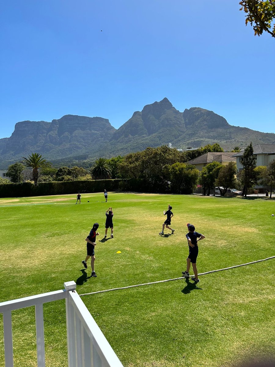 BPSCricket's tweet photo. Thank you to Bishops School for allowing us to use their amazing facilities for training today. Top start to the tour. https://t.co/TJbvmgXJgO