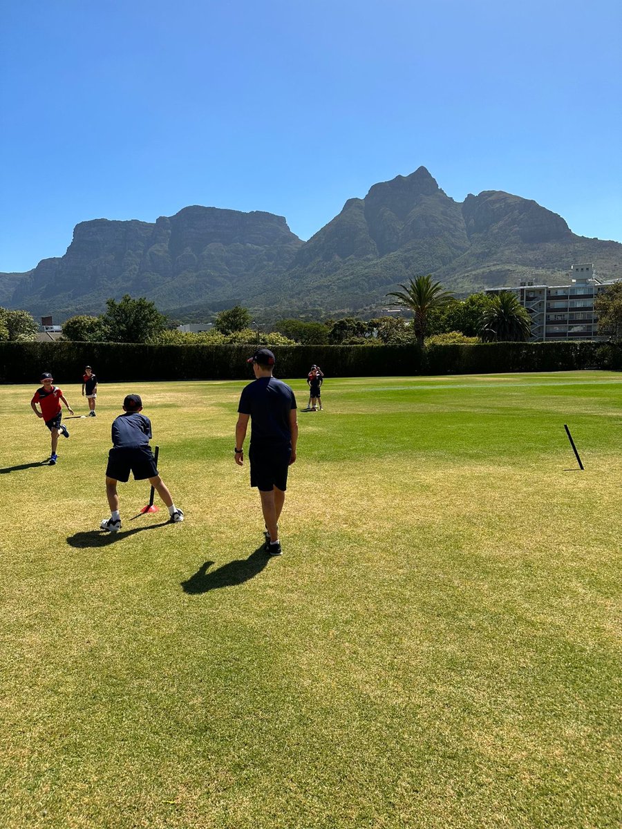 BPSCricket's tweet photo. Thank you to Bishops School for allowing us to use their amazing facilities for training today. Top start to the tour. https://t.co/TJbvmgXJgO