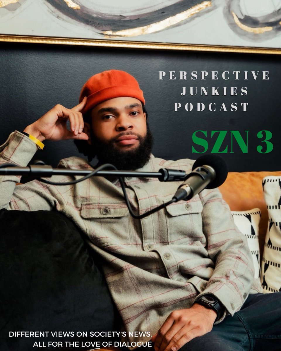PJunkiesPodcast's tweet photo. Perspective Junkies Szn 3|

Listen on Spotify and Apple podcast
Catch clips on YouTube &amp; Rumble https://t.co/8ZaonRL4dM