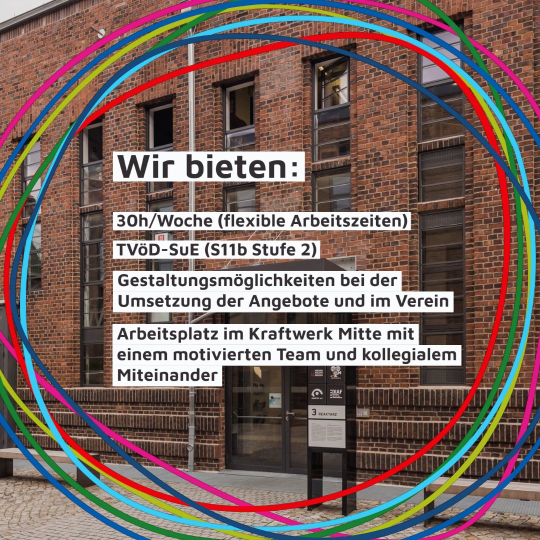 MKZ_DD's tweet photo. Projektleitung Fachstelle Medienpädagogik gesucht!
ab 1.4., 30h/Woche. Teilt gerne! Alle Infos hier: https://t.co/QWYoPFmRkI

#job #stellenangebot #stellenanzeige #medienbildung #medienpädagogik #jugendhilfe #dresden #sachsen https://t.co/7zlkyFZlwk