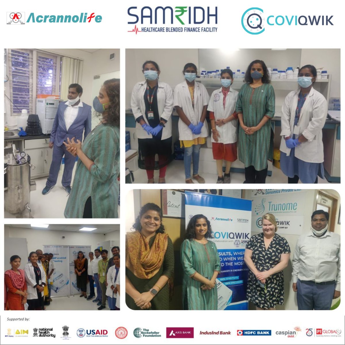 "Women in science shining! Our young female scientists in Chennai are leading the way with cutting-edge tech for disease detection. Impressed by their passion &amp; hard work, USAID/India &amp; SAMRIDH support them to bring Indian expertise to the world. #WomenInScience #InnovativeTech