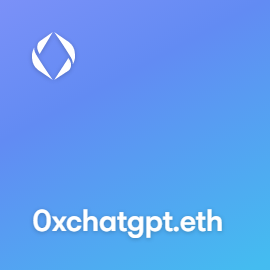 0xchatgpt.eth bought for 0.09 ETH on OpenSea #ENS #ensdomains #EnsNames

ens.vision/name/0xchatgpt…