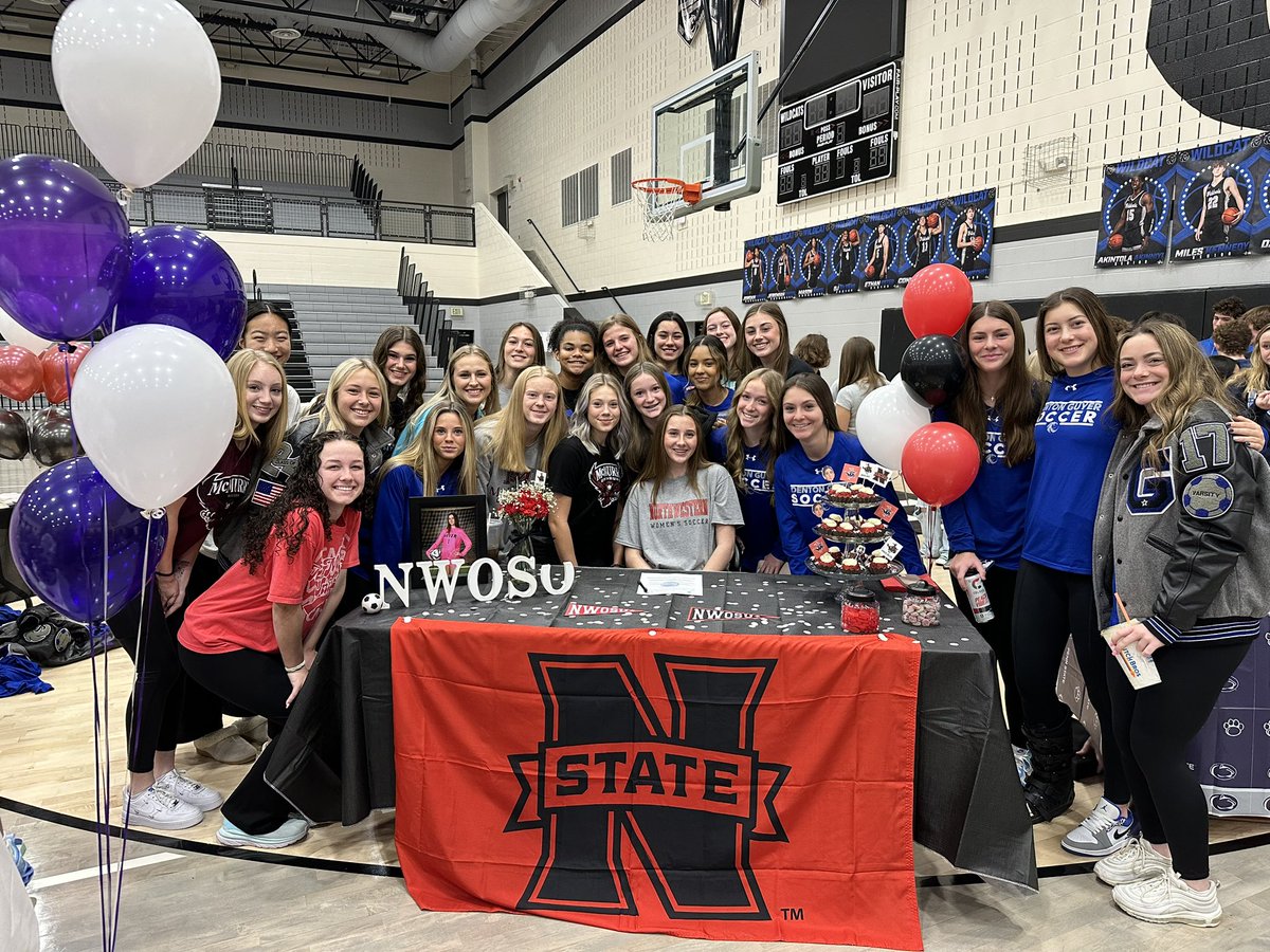 It’s official 
✍🏼 <a href="/madsoccer23_/">Madysen Harshman</a> ➡️ McMurry University 
✍🏼 <a href="/EmilyJantz1/">Emily Jantz</a> ➡️ NWOSU

Congrats to these two and all who signed today!!